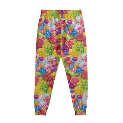 Candy And Jelly Pattern Print Sweatpants