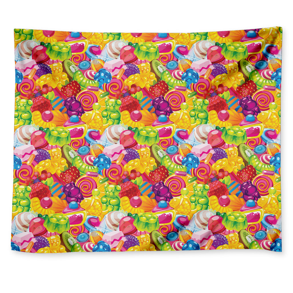 Candy And Jelly Pattern Print Tapestry