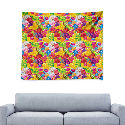 Candy And Jelly Pattern Print Tapestry