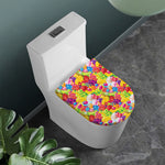 Candy And Jelly Pattern Print Toilet Lid Cover