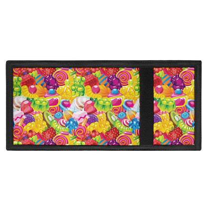 Candy And Jelly Pattern Print Trifold Wallet