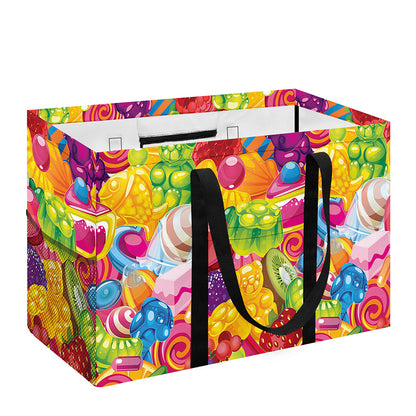 Candy And Jelly Pattern Print Utility Tote Bag