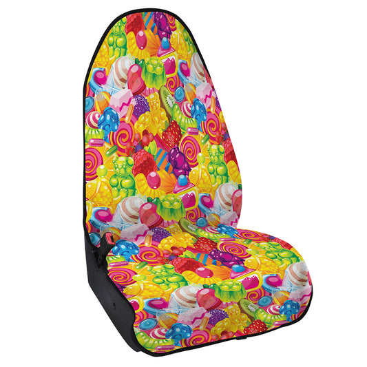 Candy And Jelly Pattern Print Waterproof Car Seat Cover