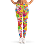 Candy And Jelly Pattern Print Women's Leggings