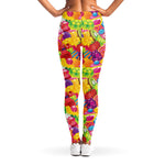 Candy And Jelly Pattern Print Women's Leggings