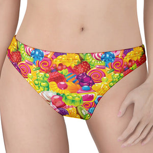 Candy And Jelly Pattern Print Women's Thong