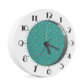 Candy And Santa Claus Hat Pattern Print Alarm Clock