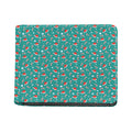 Candy And Santa Claus Hat Pattern Print Bifold Wallet