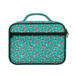 Candy And Santa Claus Hat Pattern Print Briefcase Bible Bag