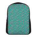 Candy And Santa Claus Hat Pattern Print Casual Backpack