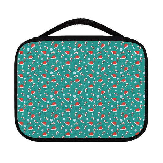 Candy And Santa Claus Hat Pattern Print Classic Bible Case