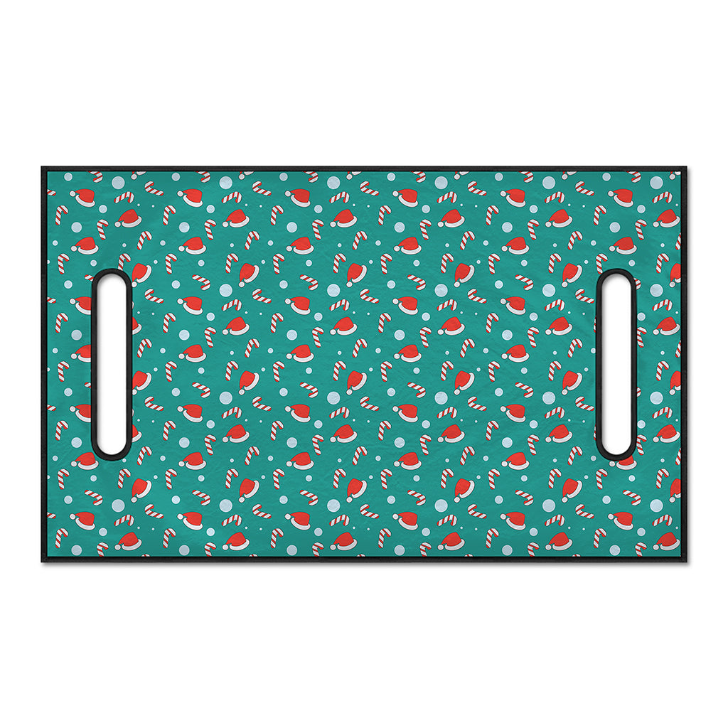 Candy And Santa Claus Hat Pattern Print Golf Cart Seat Cover