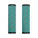 Candy And Santa Claus Hat Pattern Print Handle Covers