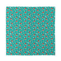 Candy And Santa Claus Hat Pattern Print Silk Bandana