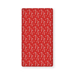 Candy Cane Polka Dot Pattern Print Baby Crib Sheet