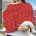 Candy Cane Polka Dot Pattern Print Baby Seat Cover