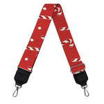 Candy Cane Polka Dot Pattern Print Bag Strap