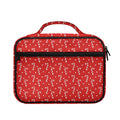 Candy Cane Polka Dot Pattern Print Briefcase Bible Bag