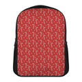 Candy Cane Polka Dot Pattern Print Casual Backpack