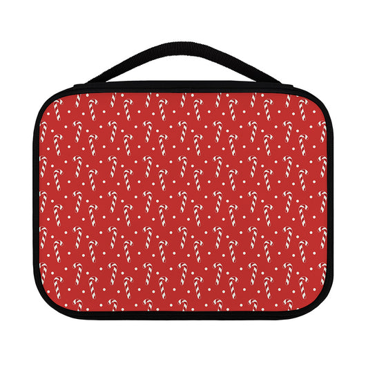 Candy Cane Polka Dot Pattern Print Classic Bible Case