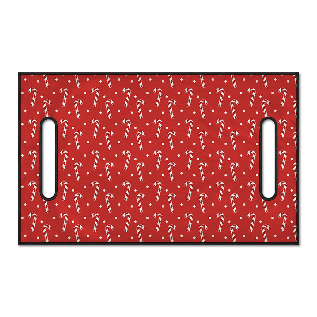 Candy Cane Polka Dot Pattern Print Golf Cart Seat Cover