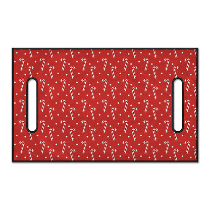 Candy Cane Polka Dot Pattern Print Golf Cart Seat Cover