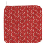 Candy Cane Polka Dot Pattern Print Hand Towel