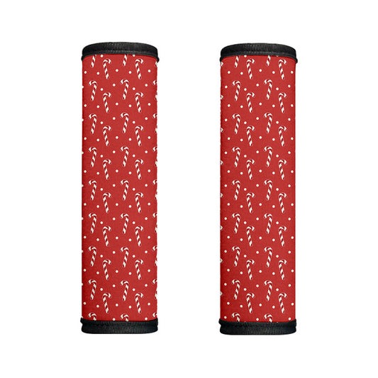 Candy Cane Polka Dot Pattern Print Handle Covers