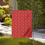 Candy Cane Polka Dot Pattern Print House Flag
