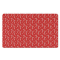 Candy Cane Polka Dot Pattern Print Polyester Doormat