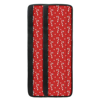 Candy Cane Polka Dot Pattern Print Refrigerator Handle Covers