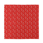 Candy Cane Polka Dot Pattern Print Silk Bandana