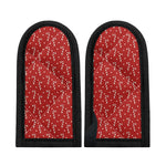 Candy Cane Polka Dot Pattern Print Skillet Handle Cover
