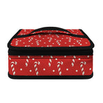 Candy Cane Polka Dot Pattern Print Small Lunch Bag
