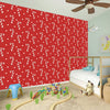 Candy Cane Polka Dot Pattern Print Wall Sticker