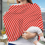 Candy Cane Stripe Pattern Print Baby Seat Cover