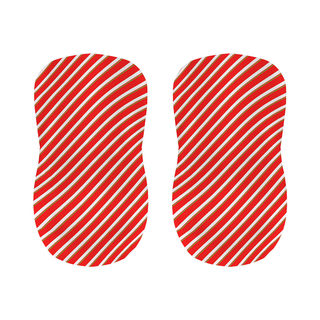 Candy Cane Stripe Pattern Print Bar Stool Covers