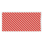 Candy Cane Stripe Pattern Print Beach Towel