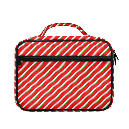 Candy Cane Stripe Pattern Print Briefcase Bible Bag