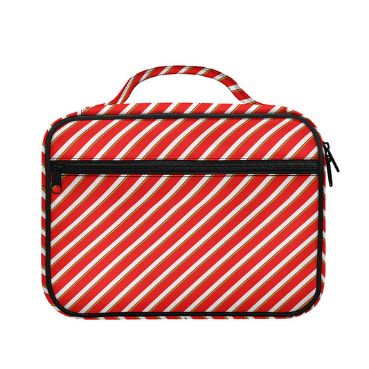 Candy Cane Stripe Pattern Print Briefcase Bible Bag