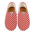 Candy Cane Stripe Pattern Print Casual Shoes