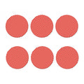 Candy Cane Stripe Pattern Print Coaster Set