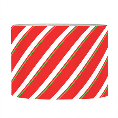 Candy Cane Stripe Pattern Print Drum Lamp Shade