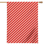 Candy Cane Stripe Pattern Print House Flag
