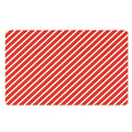 Candy Cane Stripe Pattern Print Polyester Doormat