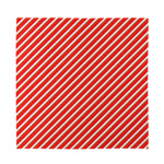 Candy Cane Stripe Pattern Print Silk Bandana