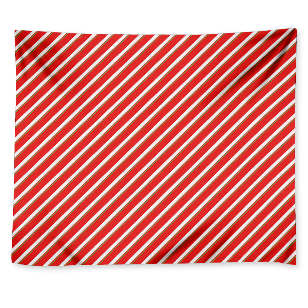Candy Cane Stripe Pattern Print Tapestry