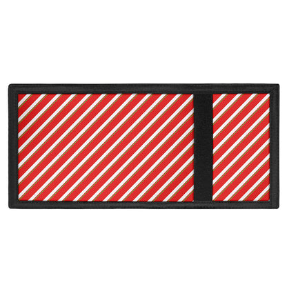 Candy Cane Stripe Pattern Print Trifold Wallet