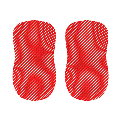 Candy Cane Striped Pattern Print Bar Stool Covers