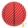 Candy Cane Striped Pattern Print Basketball